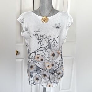 Luisa Ricco Sweater Knit Tank- Sz L